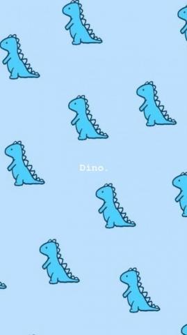 iPhone Wallpaper Dinosaur Colorful