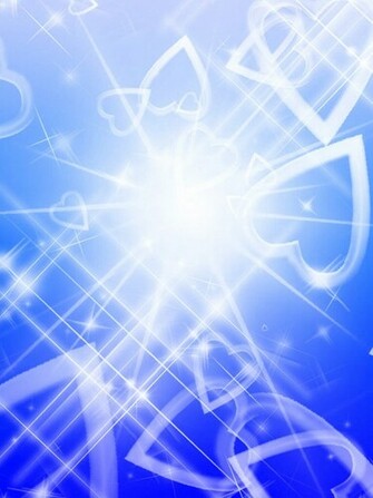 Blue Heart Background By Yuninaoki
