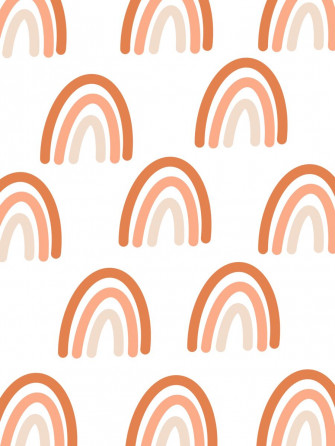 Pink Rainbow Wallpaper iPhone Pattern Aesthetic