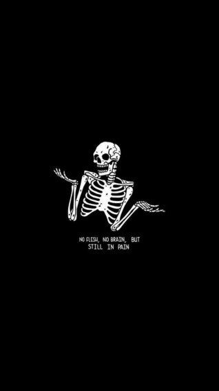 Black Wallpaper In Funny Phone Lock Screen