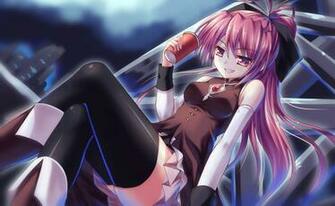 Anime Puella Magi Madoka Magica Kyouko Sakura Pink Hair