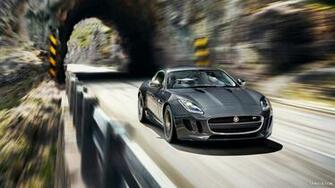 Jaguar F Type R Coupe Stratus Grey Front HD Wallpaper