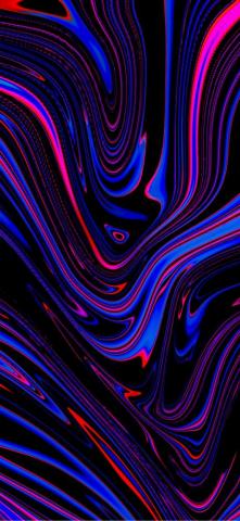 Liquid Fluid Art Abstraction Stains Colorful Wavy Graphic