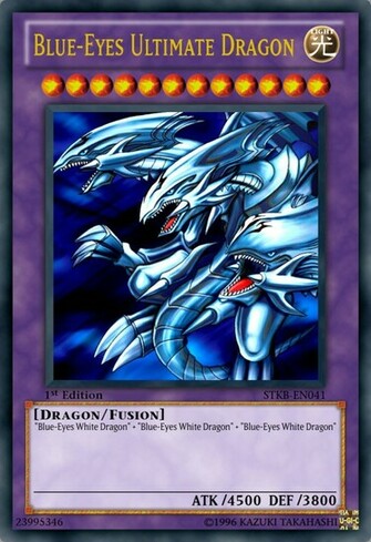 Blue Eyes Ultimate Dragon By Nikoness Masterra