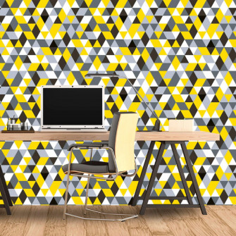 Grey And Yellow Wallpaper