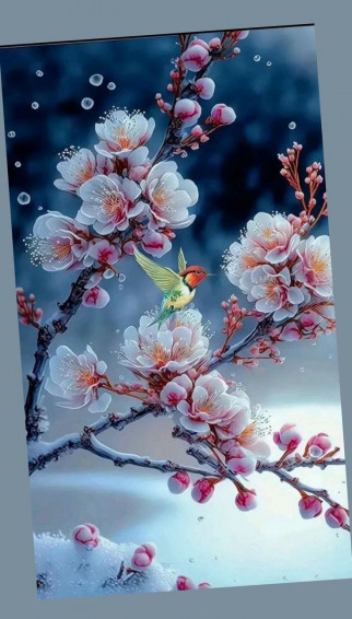 Beautiful Blue Flower Wallpaper