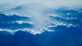Cloudy Foggy Mountains Wallpaper Stream
