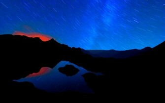 Meteor Shower Wallpaper