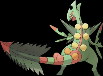Mega Sceptile By Ubasuteyama