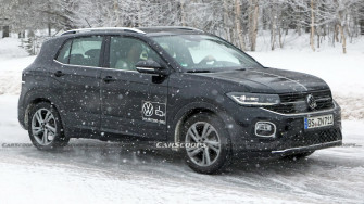 Vw T Cross Facelift Makes Spy Debut With Deceptive Camo
