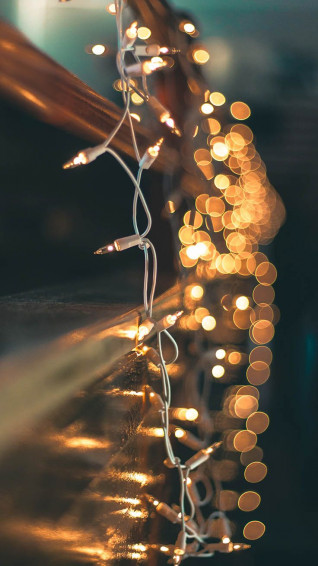 Sparkly Christmas iPhone Xs Max Wallpaper Preppy