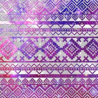 Tribal Print Background Galaxy