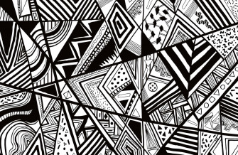 Black And White Abstract Wallpaper