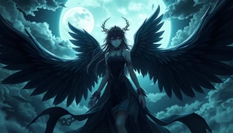 Anime Gothic Angel Wallpaper