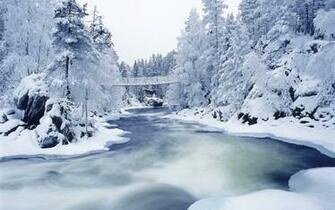 Winter Landscape Snow Ice White Desktop Wallpaper Hq