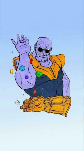 Thanos Salt Bae Not My Artwork Phone Wallpaper In Just