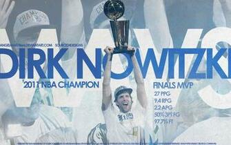 Dirk Nowitzki Wallpaper Holding The Larry O Brien Trophy High