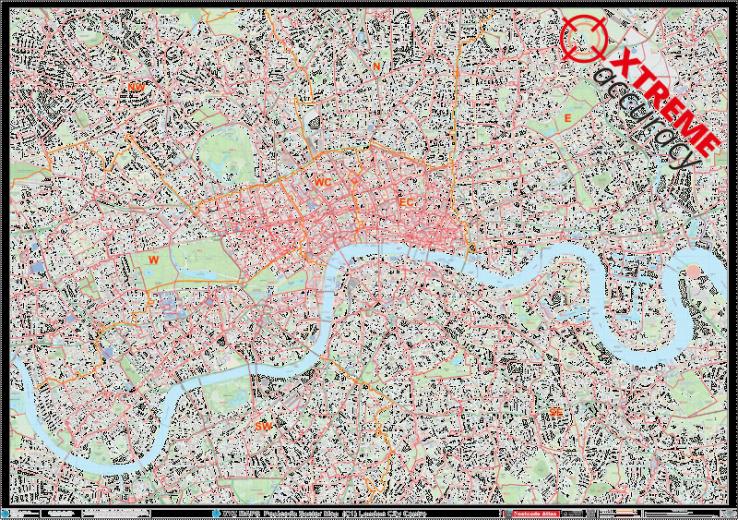 London City Map Wallpaper