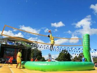 Bogota S Summer Festival Highlighted By Bossaball Colombia