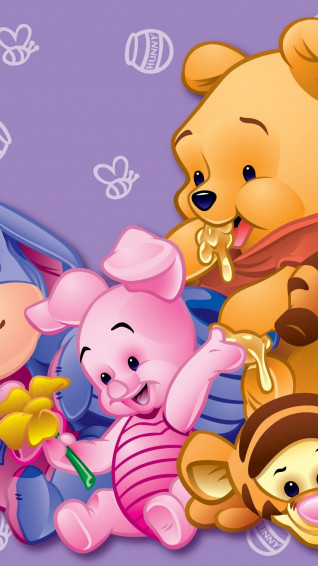 iPhone Wallpaper Pooh Baby Winne The Cute Winnie