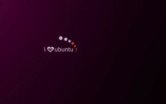 Purple Linux Ubuntu Wallpaper I Love