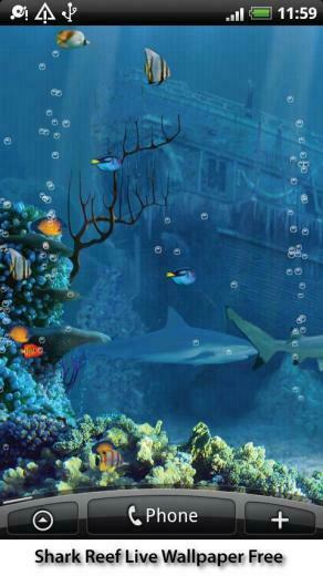Shark Reef Live Wallpaper Android Apps On Google Play