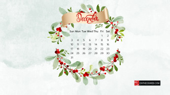 December Calendar Desktop Wallpaper Entheosweb
