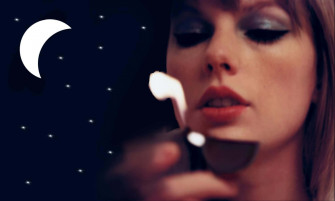 Taylor Swift Offiicial Midnights Album Cover Background