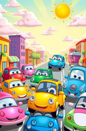 Wallpaper Cars Cartoon