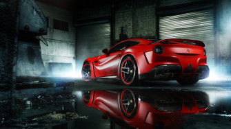 Red Car Ferrari Vehicle Sports Luxury