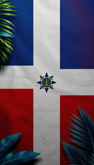 Dominican Flag Wallpaper