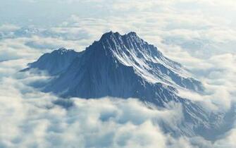 Aerial Wallpaper Mount Olympus Stock Photos