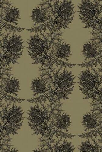 Timorous Beasties Wallcoverings Thistle
