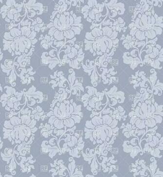 Seamless Grey Floral Victorian Wallpaper Background Textures