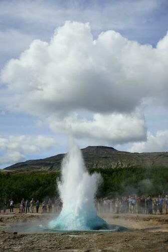 HD Wallpaper Geyser Strokkur Iceland Outbreak Nature Boiling