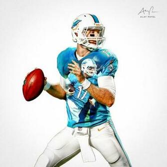Ryan Tannehill Miami Dolphins By Alaypatel
