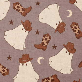 Fall Autumn Halloween Cotton Fabric By The Yard Printed In