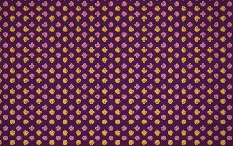 Cute Pink And Orange Bugs Purple Pattern Wallpaper By Azzza On