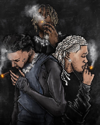 Playboi Carti Destroy Lonely Ken Carson Art Wallpaper