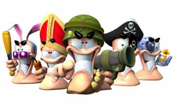 Worms Revolution Wallpaper Game