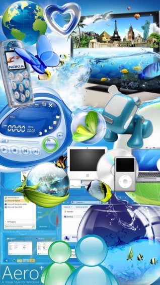 Frutigeraero Early2000s Technologycore Wallpaper