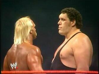 Hulk Hogan And Andre The Giant Wallpaper