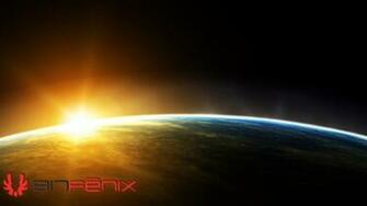 Bitfenix Earth Sun Wallpaper By Wassupdoc