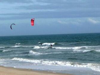 Wind Surfers On A North Carolina Beach By Diane Aurit Published