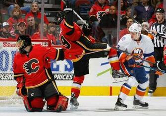 Flames Vs Islanders Calgary Photos