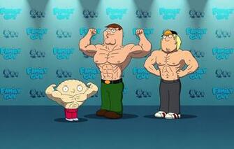 Wallpaper Cartoon Peter Family Chris Guy Stewie