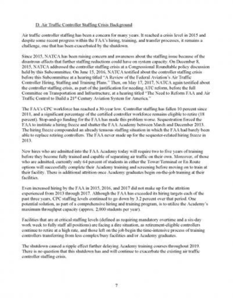 Natca Testifies Putting U S Aviation At Risk The Impact Of
