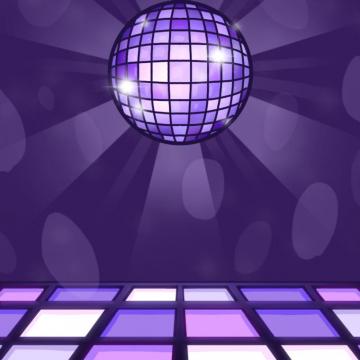 Purple Disco Background Cp3d Official