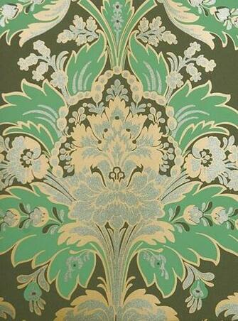 Aldwych Damask Wallpaper Rich In A Wonderful Deep