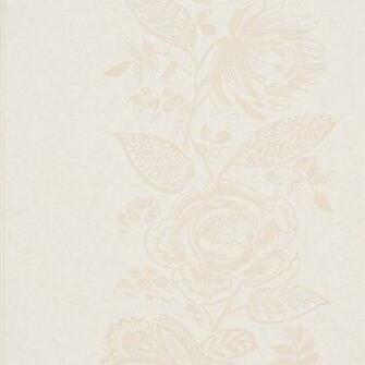 Ivory Climbing Vine Floral Huntington Wallpaper Country